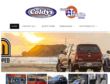 Tablet Screenshot of coldys.com.au